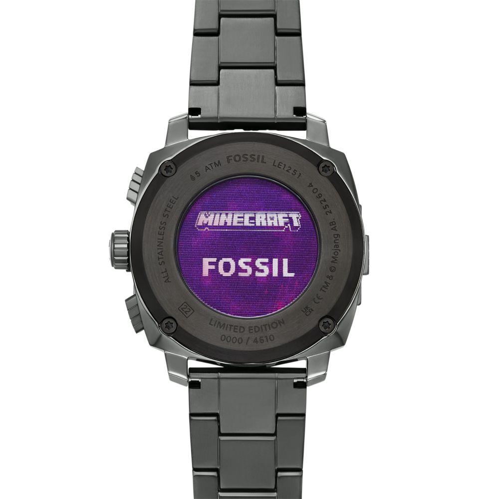 Fossil Minecraft x Fossil Limited-Edition The Nether 44mm Chronograph Watch - LE1251 (3)