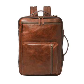 BUCKNER COGNAC LTH BACKPACK