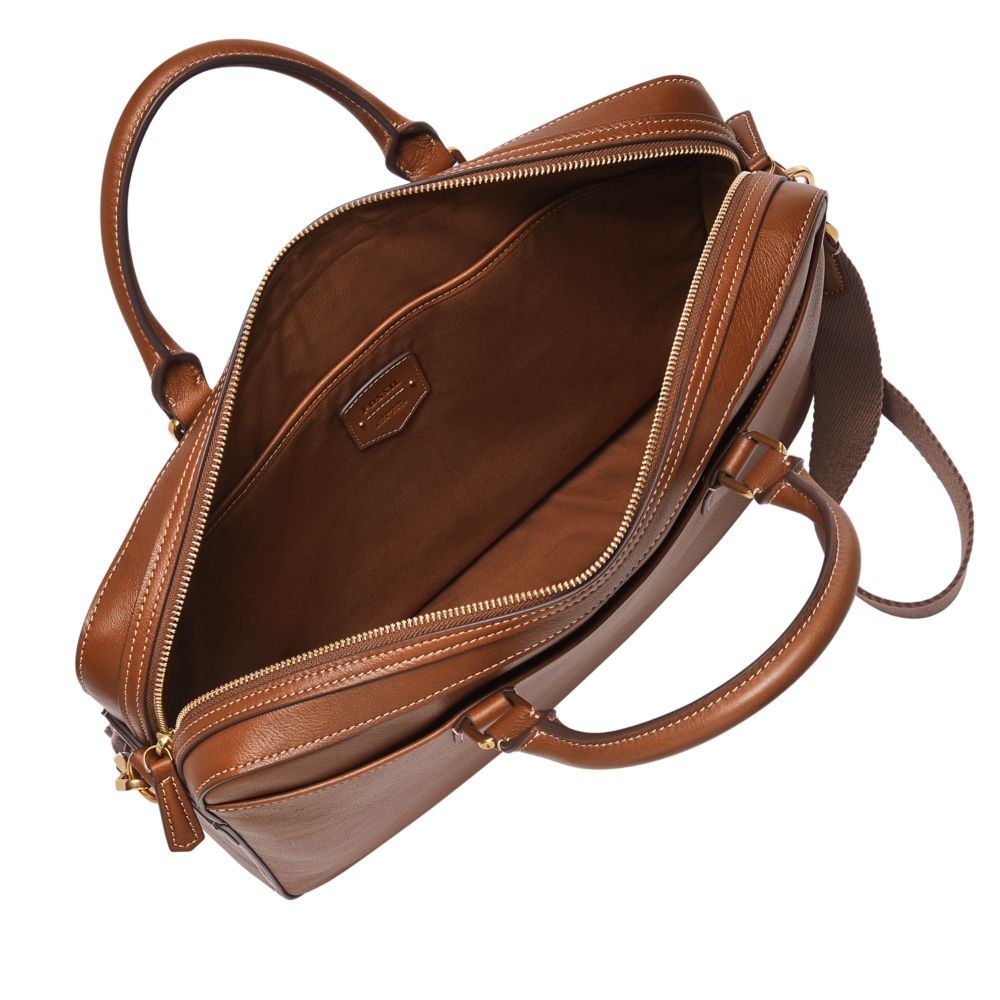ASHER BROWN LEATHER BAG