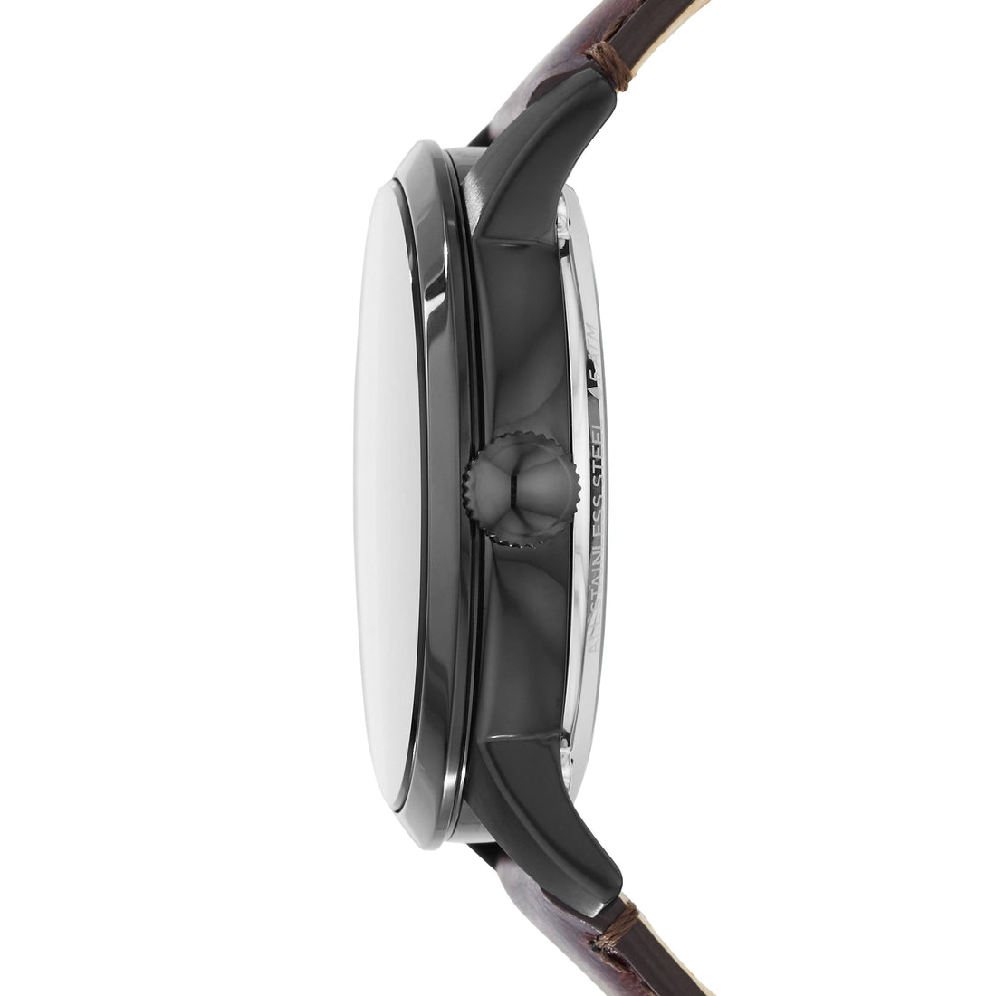 Fossil Townsman 44mm Automatic Dark Brown Leather Watch - ME3098