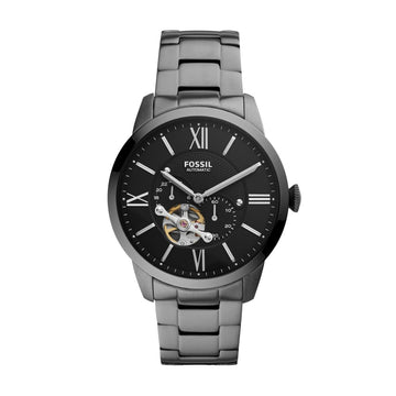 Fossil Townsman 44mm Automatic Smoke Stainless Steel Watch - ME3172