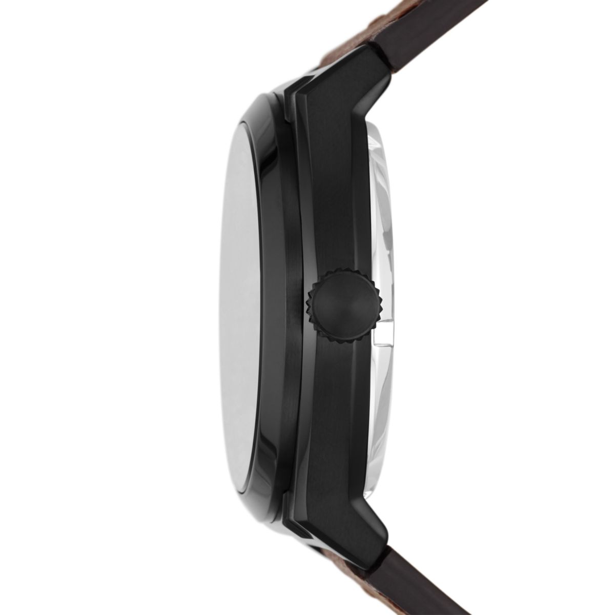 Fossil Everett 42mm Automatic Dark Brown LiteHide™ Leather Watch - ME3207 (1)