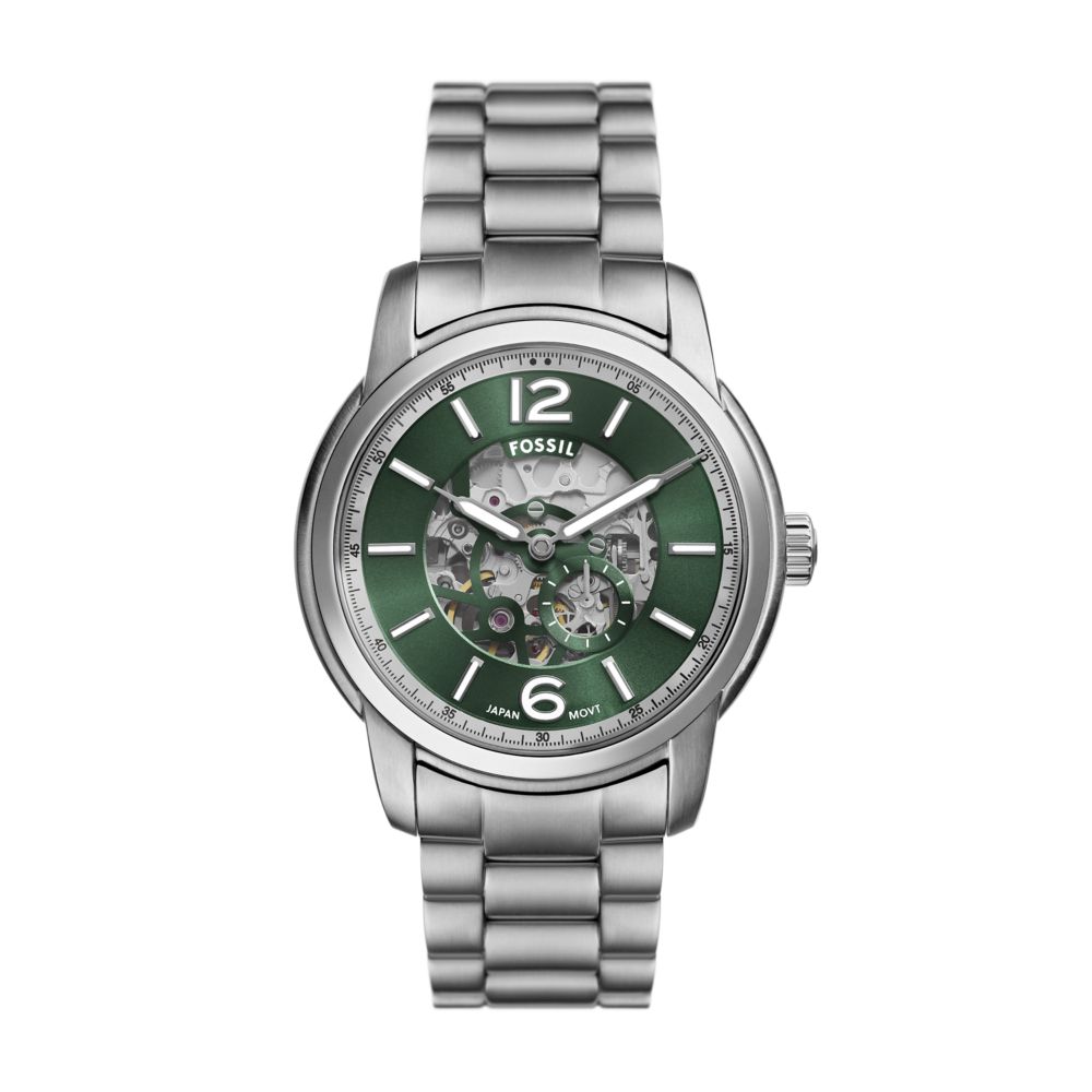 Fossil Heritage 43mm Automatic Stainless Steel Watch - ME3262