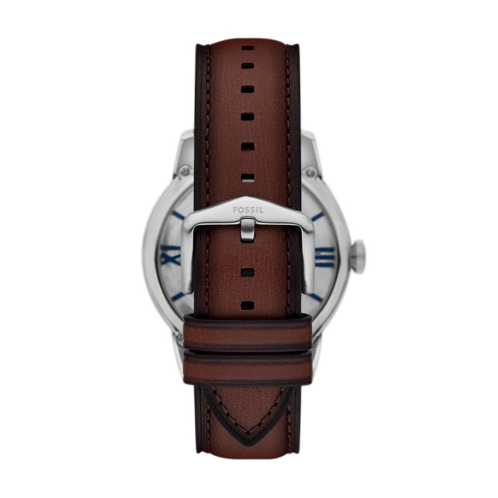 Fossil Townsman 44mm Automatic Brown Leather Watch - ME3267 (3)