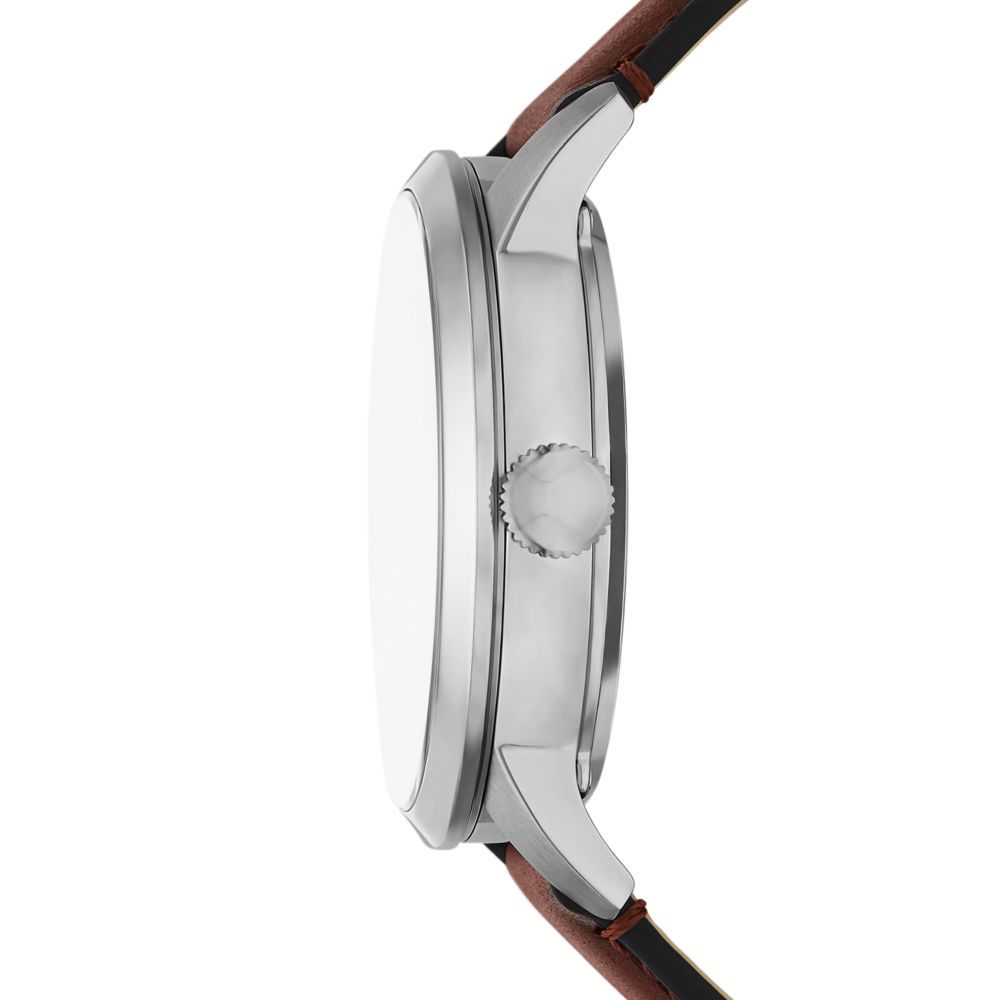 Fossil Townsman 44mm Automatic Brown Leather Watch - ME3267 (1)