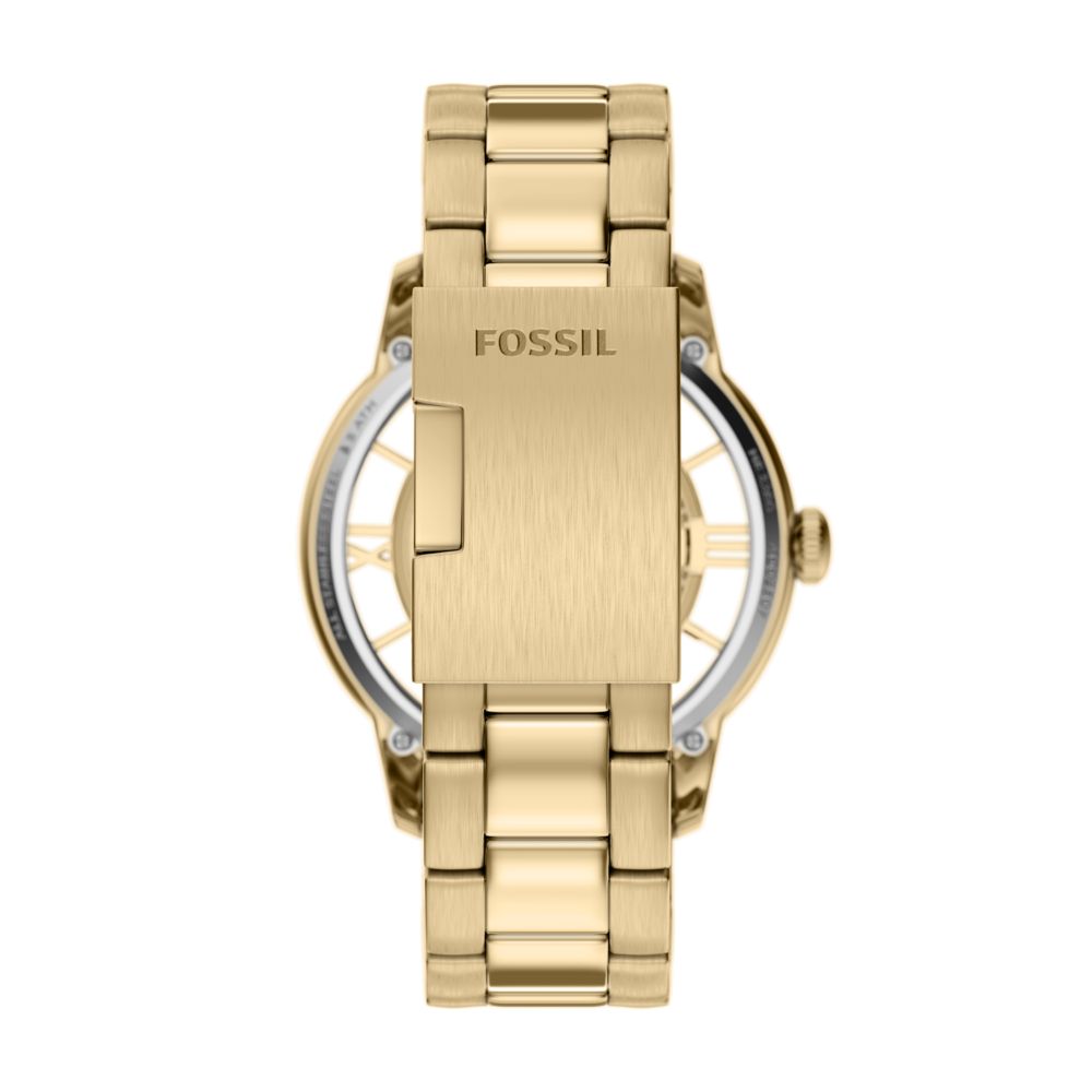 Fossil Townsman 44mm Automatic Gold-Tone Stainless Steel Watch - ME3280 (3)