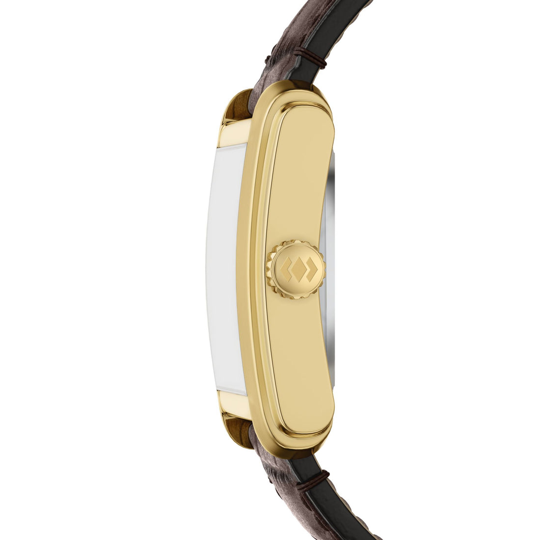 Fossil Carraway 30mm Automatic Brown Croco Leather Watch - ME3281