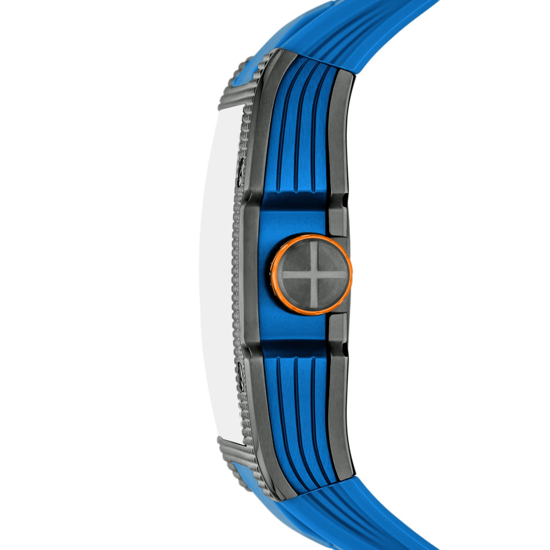 Fossil Machine X-1 42mm Automatic Blue Silicone Watch - ME3285