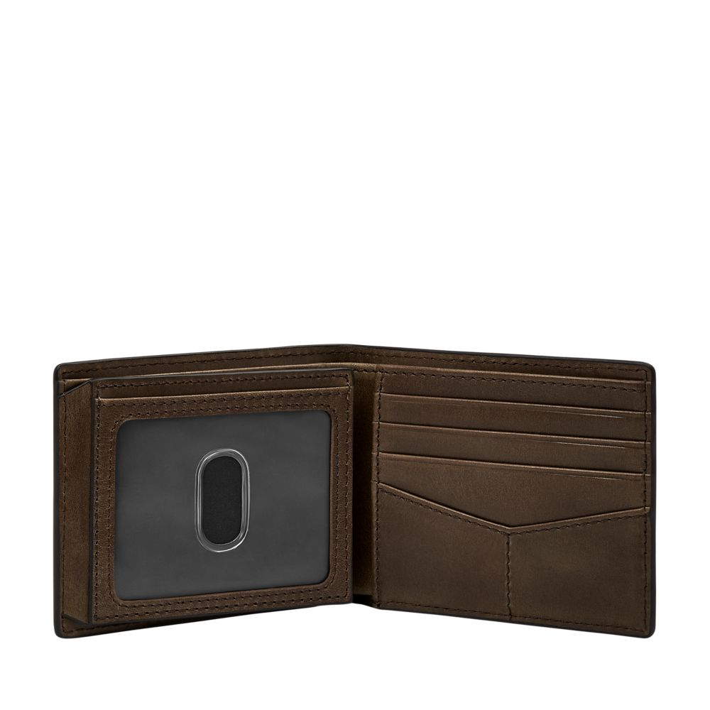 DERRICK GREY LEATHER BIFOLD (1)