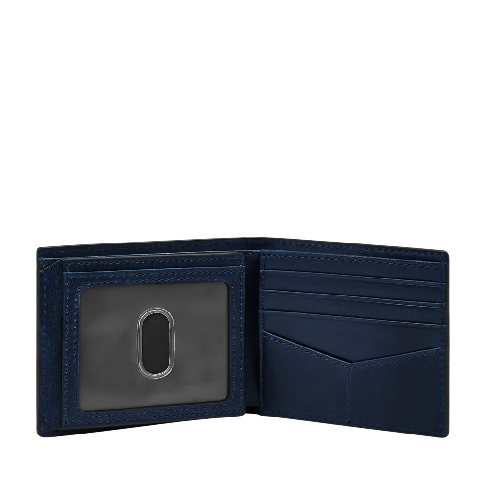 Fossil Men's Derrick RFID Leather Bifold with Flip ID - ML3681545 (1)