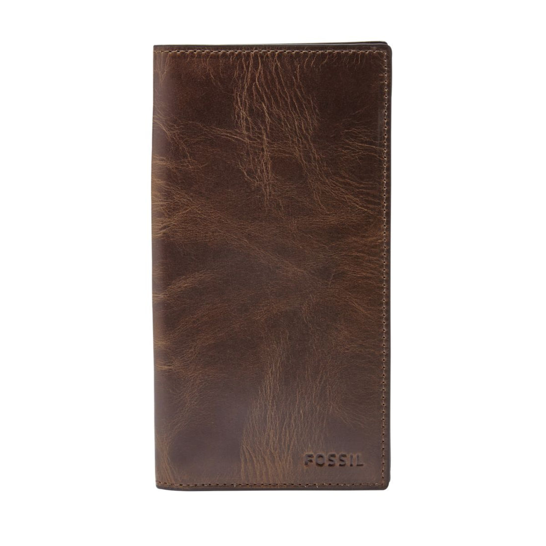 Fossil Men Long Wallet Dark Brown Executive Wallet - ML3683201