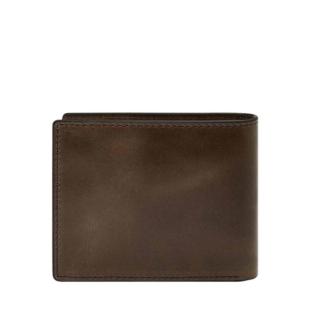 Fossil Men's Derrick RFID Leather Coin Pocket Bifold - ML3687147 (3)