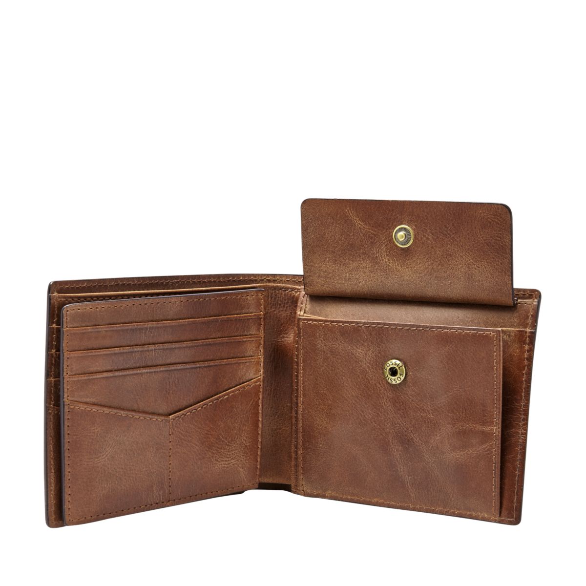 Fossil Men's Derrick Leather Bifold - ML3687200 (2)