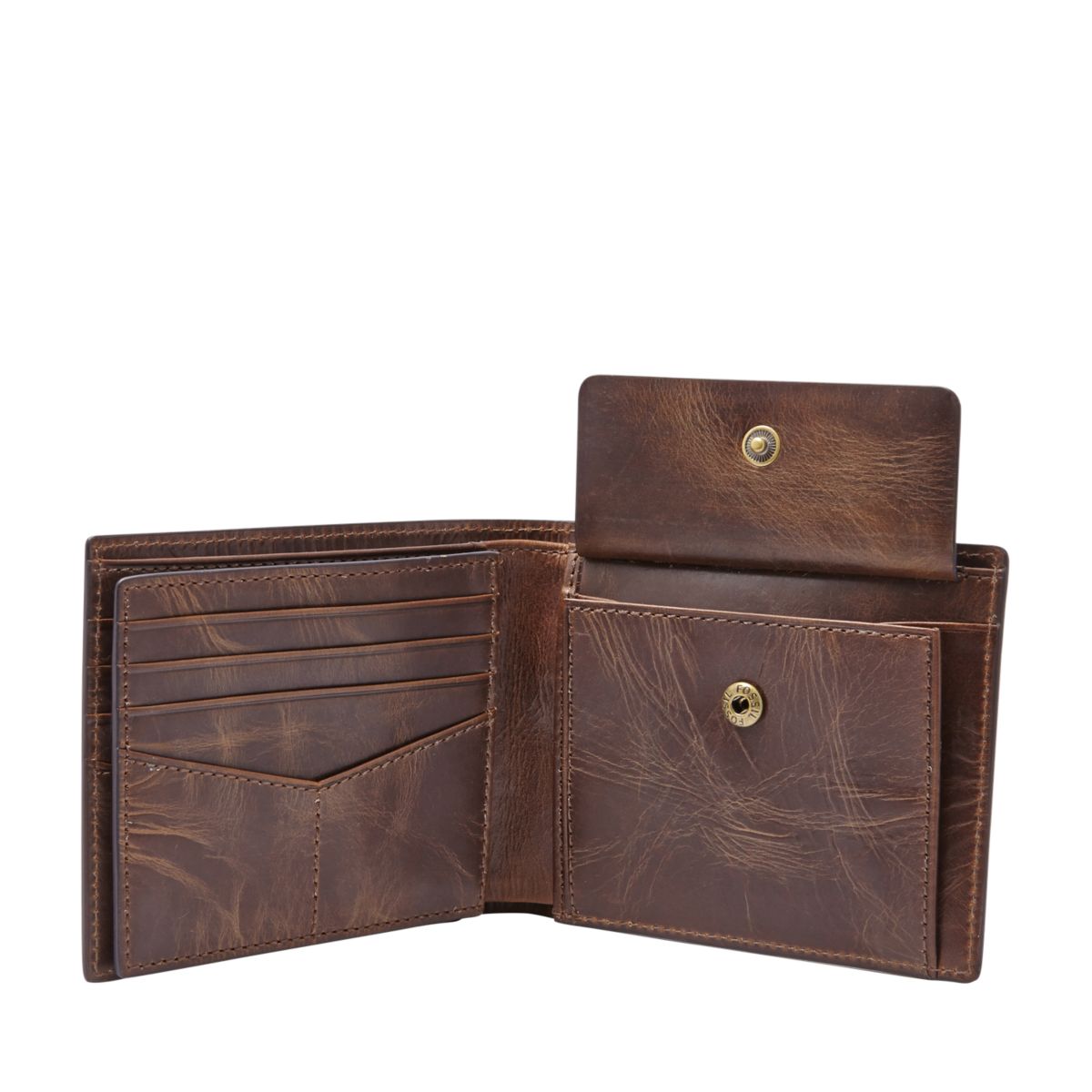 Fossil Men's Derrick Leather Bifold - ML3687201 (2)