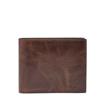 Fossil Men's Derrick Leather Bifold - ML3687201