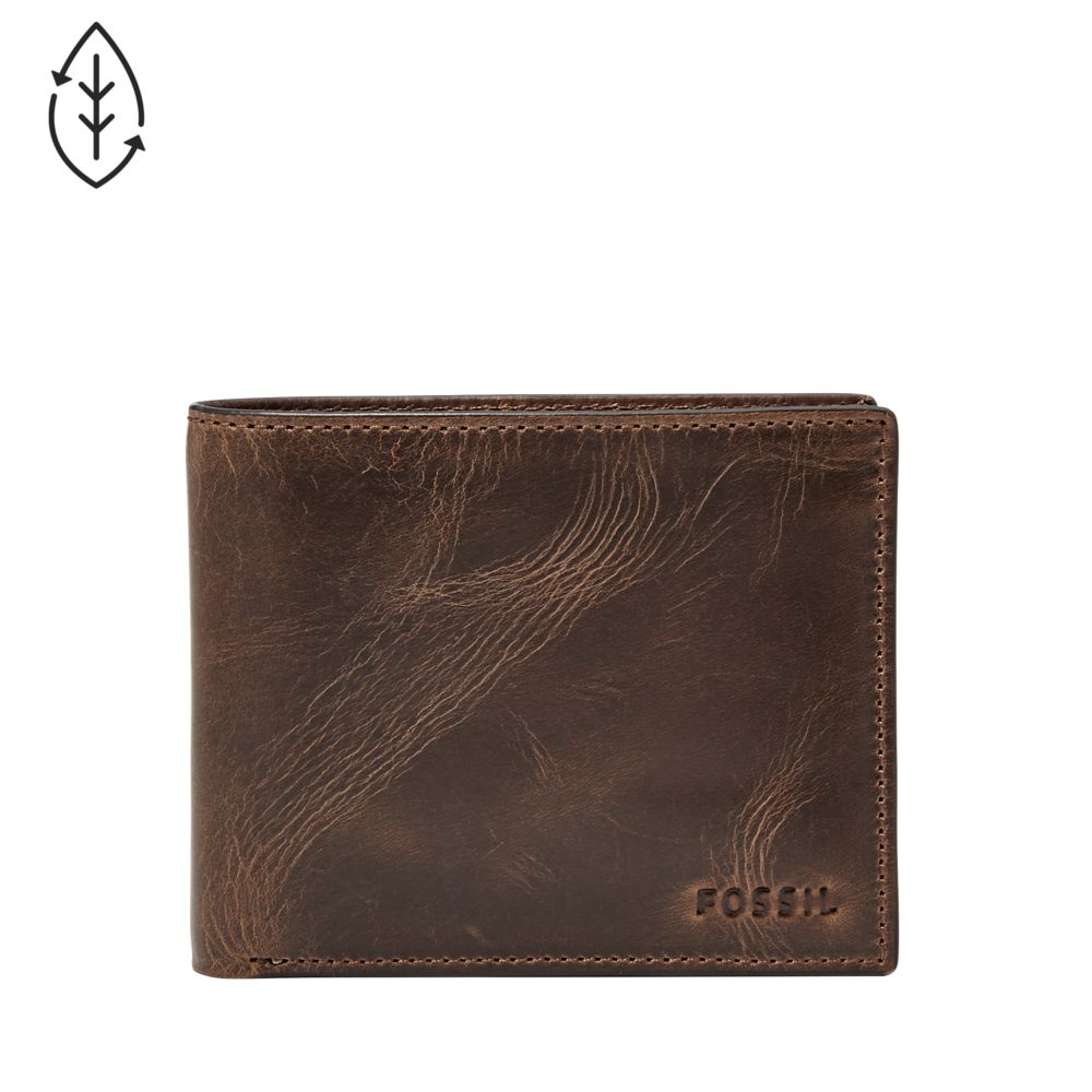 Fossil Men's Derrick Leather Bifold - ML3771201