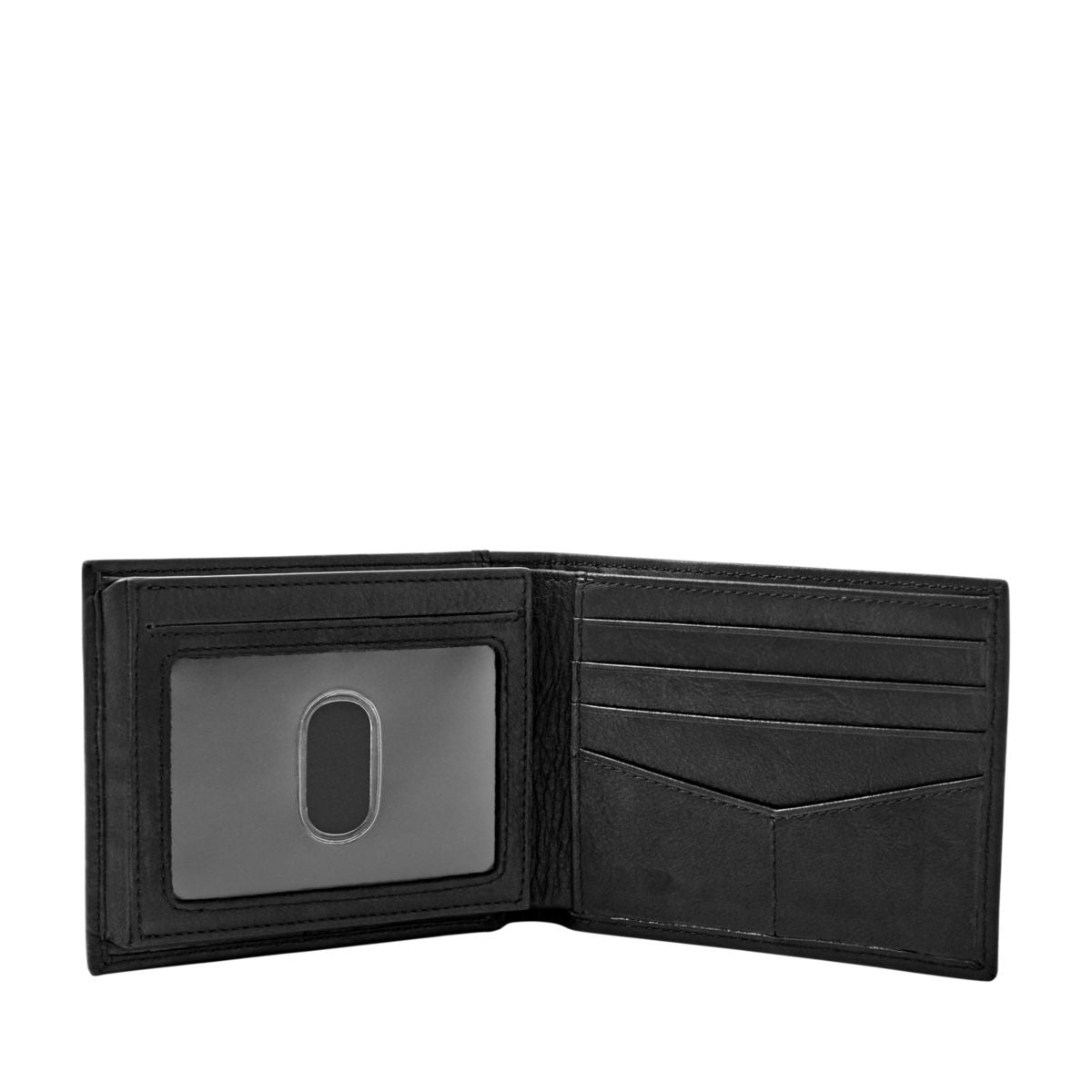 Fossil Men Bifold Black Bifold With Flip Id Wallet - ML3784001 (1)