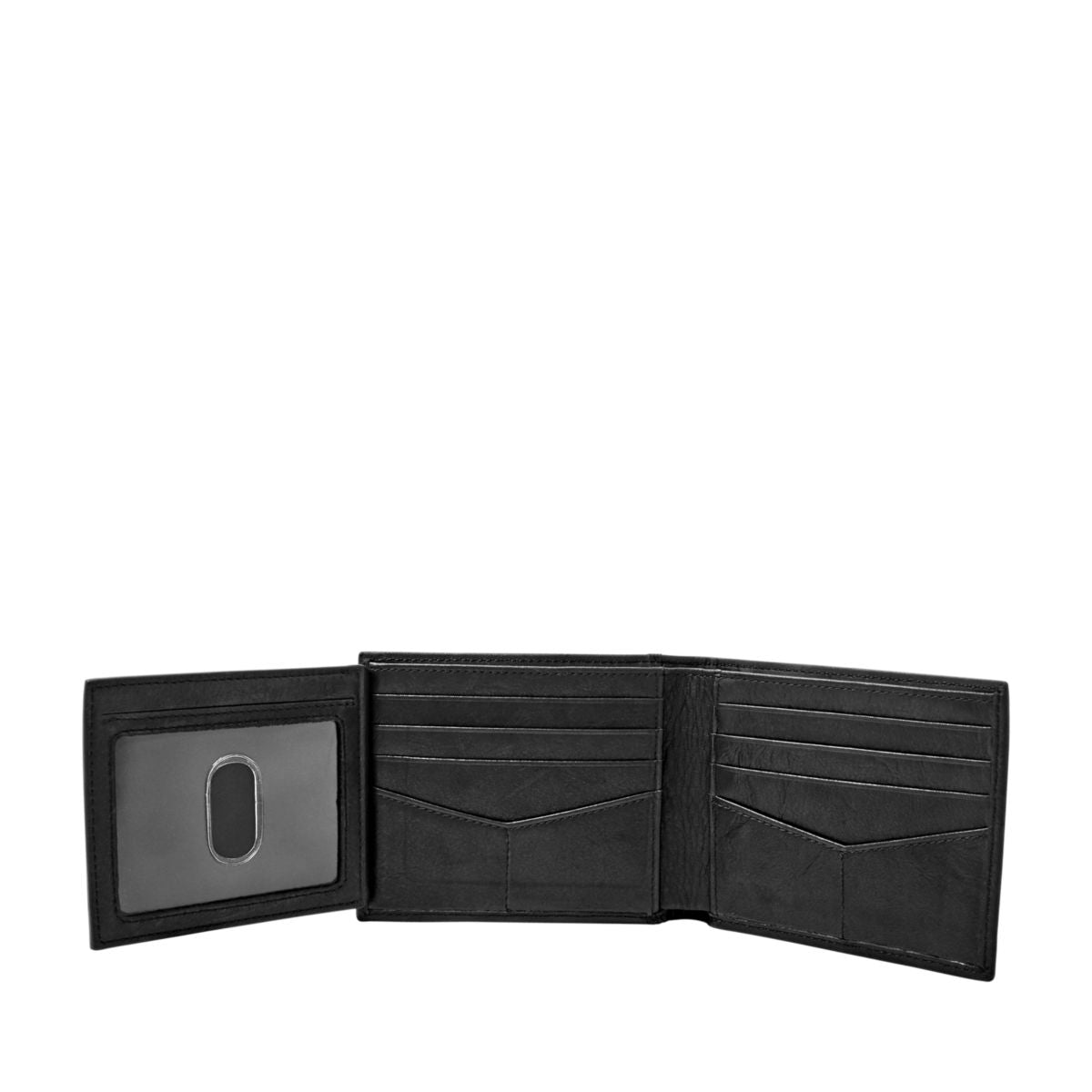 Fossil Men Bifold Black Bifold With Flip Id Wallet - ML3784001 (2)