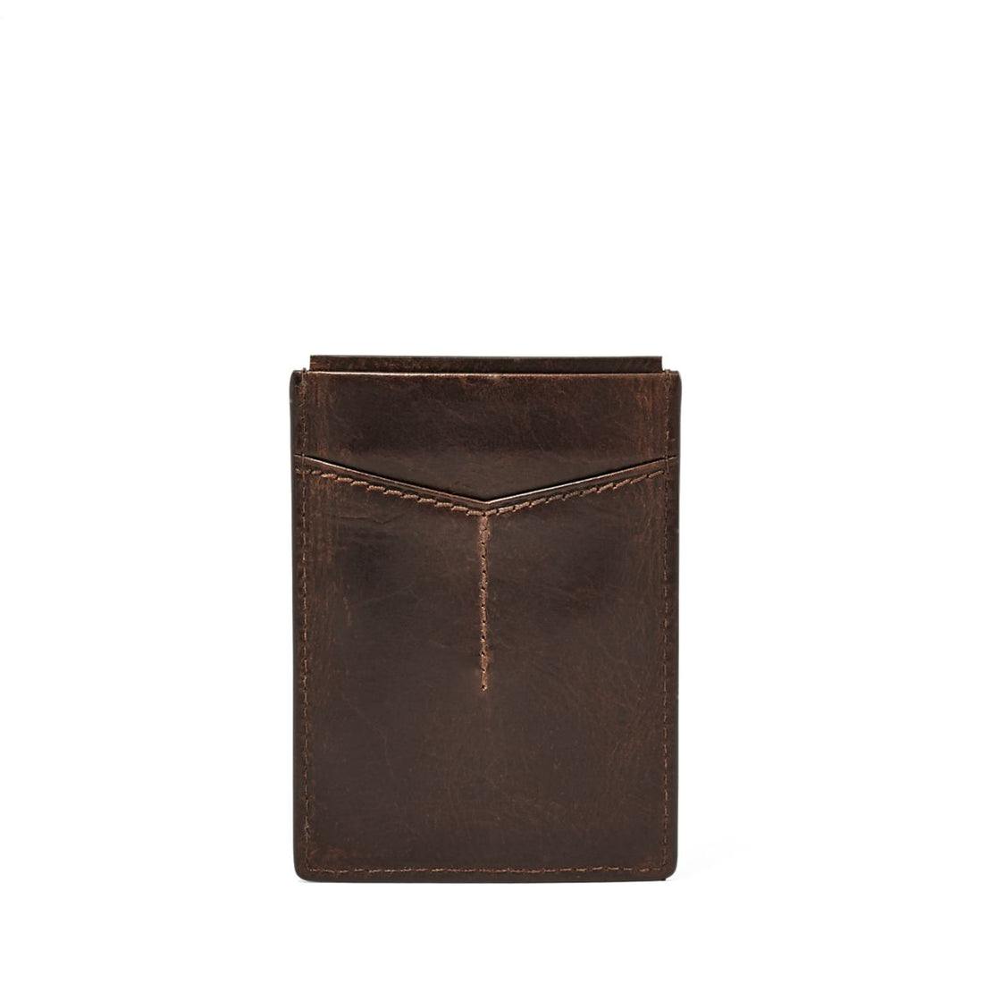 Fossil Men's Derrick Leather Magnetic Card Case -  ML3812201