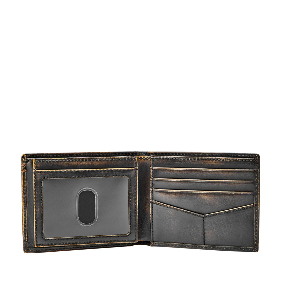 Fossil Men Wade Black Bifold With Flip Id Wallet - ML3882001