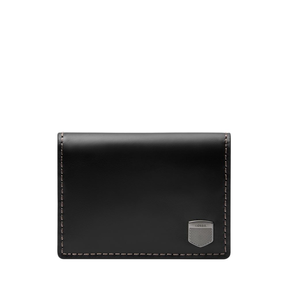 Fossil Men's Hayes Leather Card Case Bifold -  ML4646001