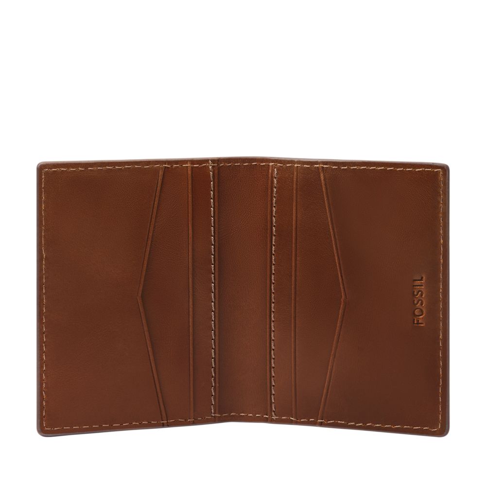 Fossil Men's Hayes Leather Card Case Bifold -  ML4646200 (1)