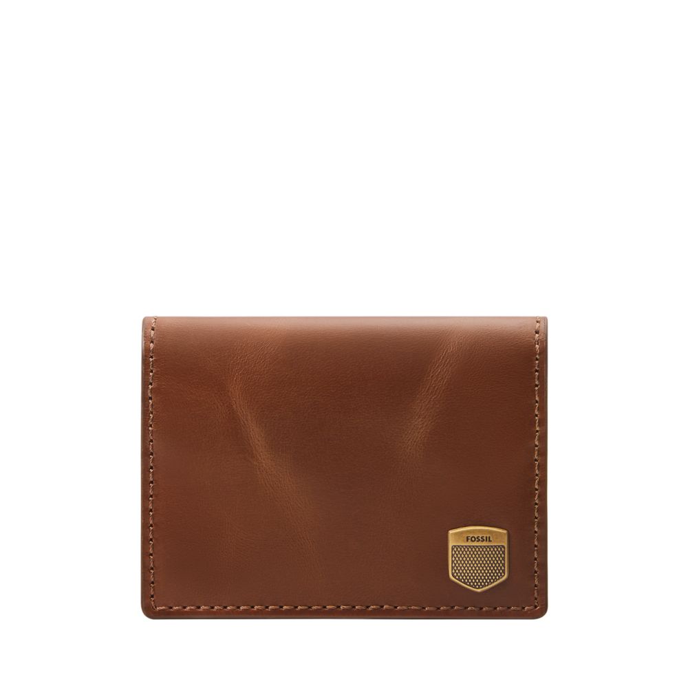 Fossil Men's Hayes Leather Card Case Bifold -  ML4646200