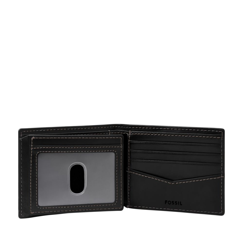Fossil Men's Hayes Leather Bifold with Flip ID -  ML4647001 (1)