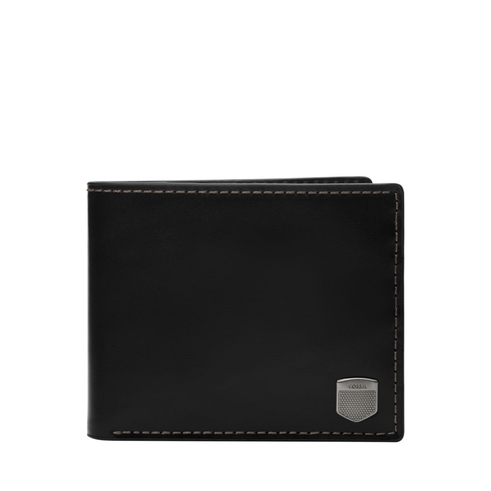 Fossil Men's Hayes Leather Bifold with Flip ID -  ML4647001