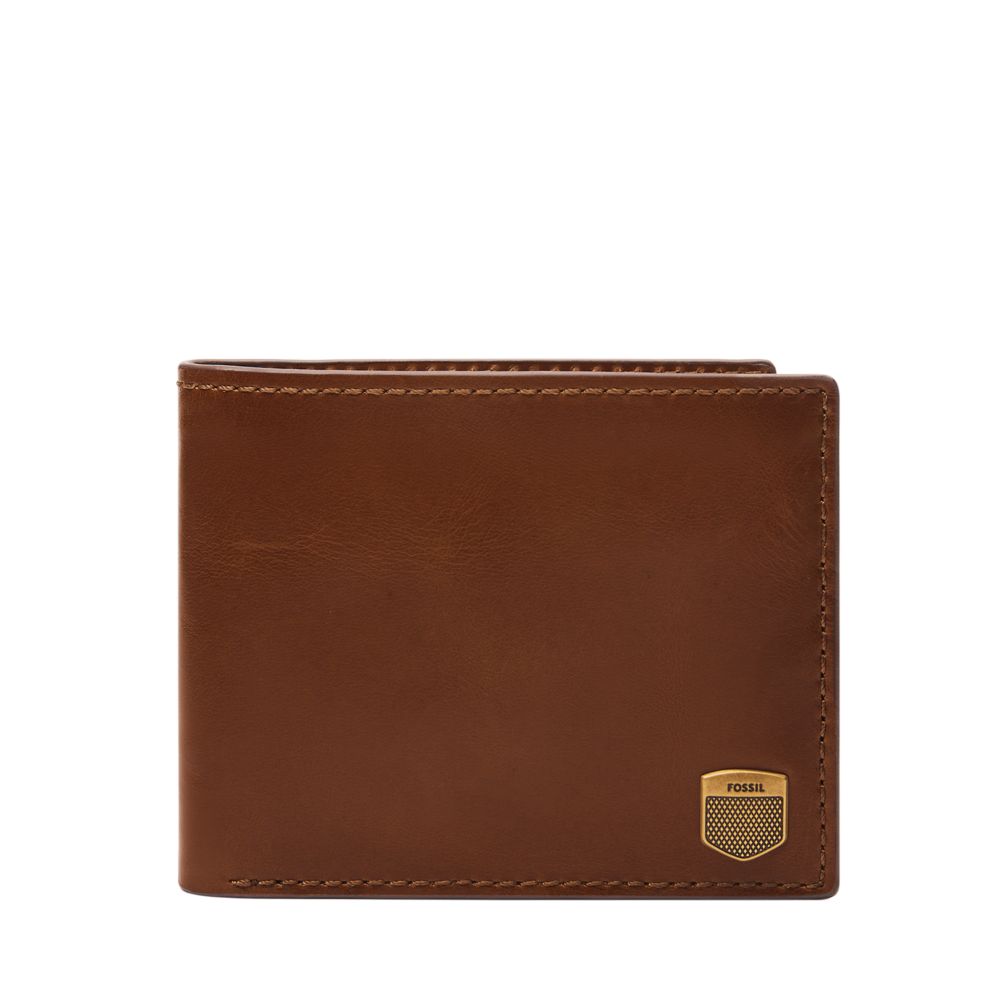 Fossil Men's Hayes Leather Bifold with Flip ID -  ML4647200