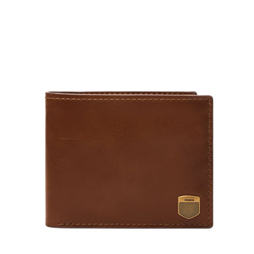Fossil Men's Hayes Leather Bifold with Flip ID -  ML4647200