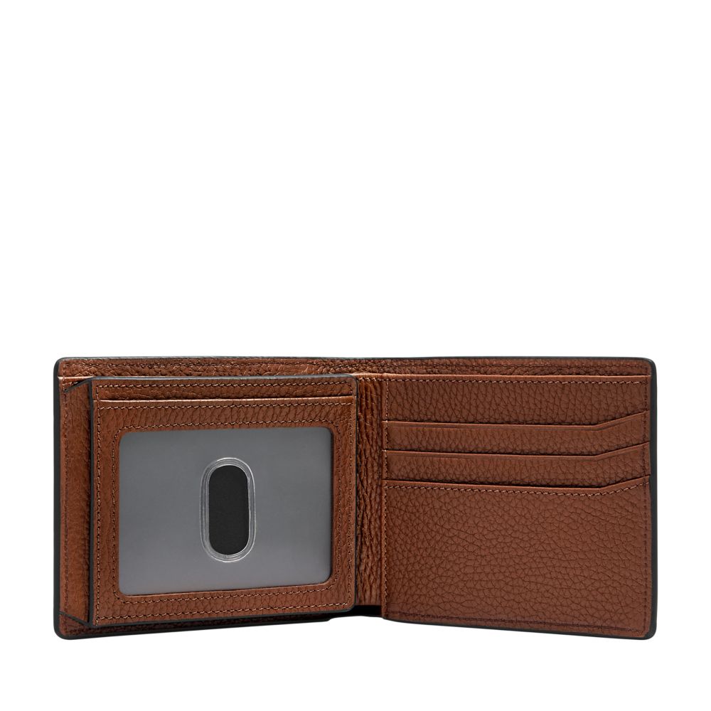 Fossil Men's Huntington Leather Bifold with Flip ID - ML4674210