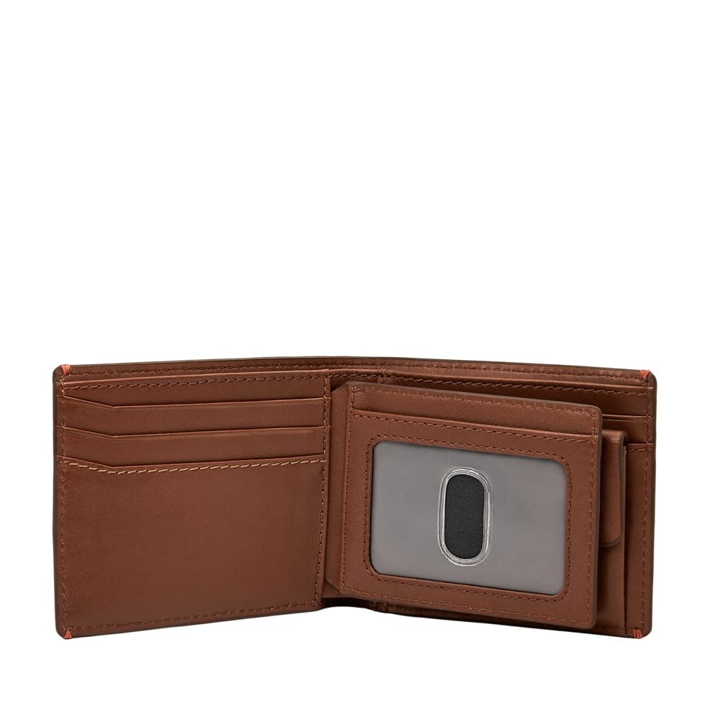 Fossil Men's Sport Tourer Perforated Leather Coin Pocket Bifold - ML4694210 (1)