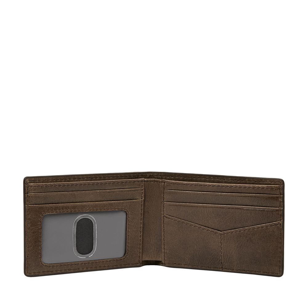 Fossil Men's Derrick Leather Front Pocket Bifold - ML4702147