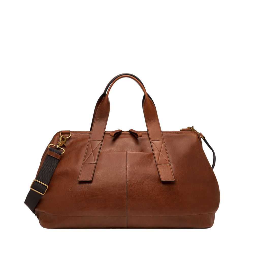 KAYDEN DARK BROWN LEATHER BAG