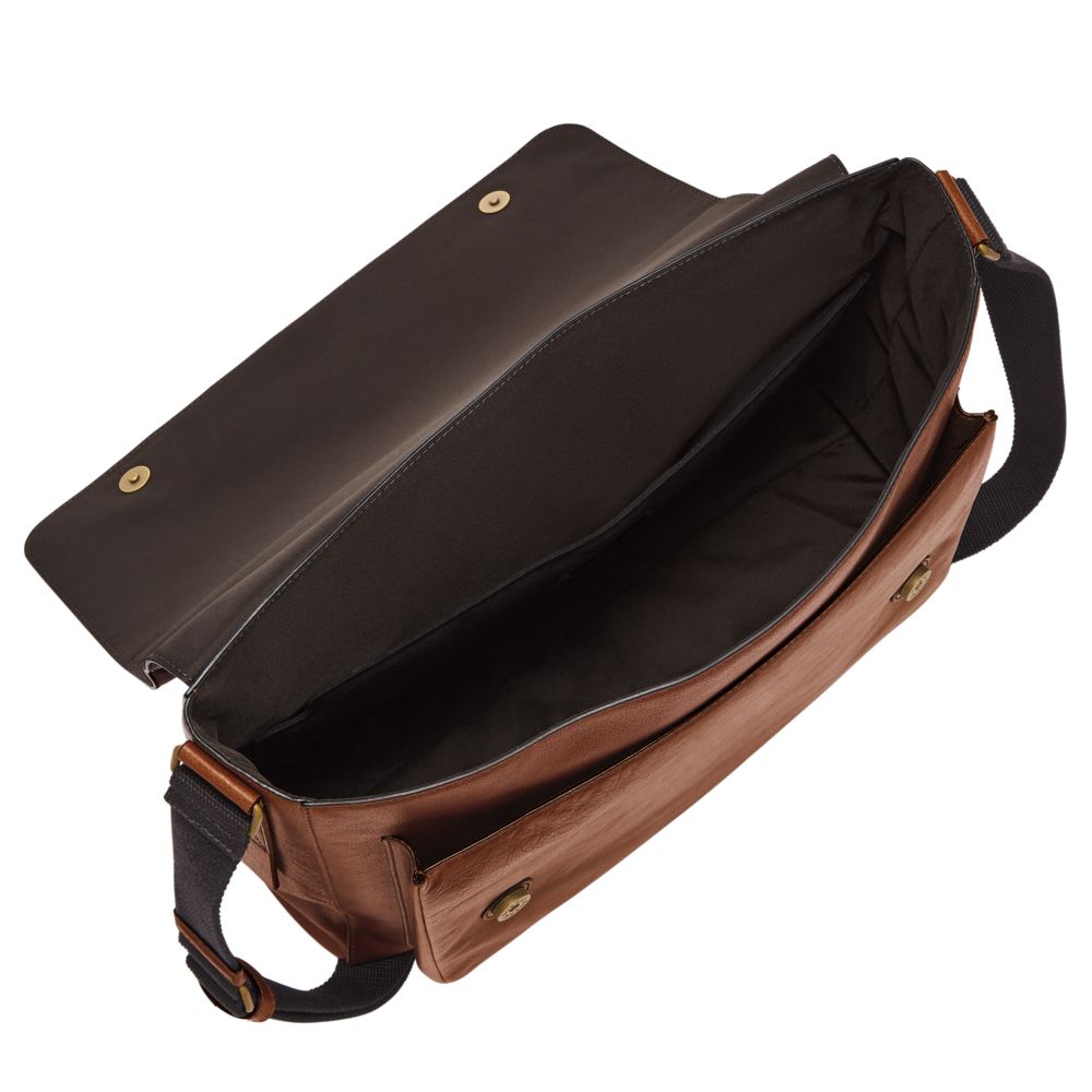 KAYDEN DARK BROWN LEATHER BAG (1)
