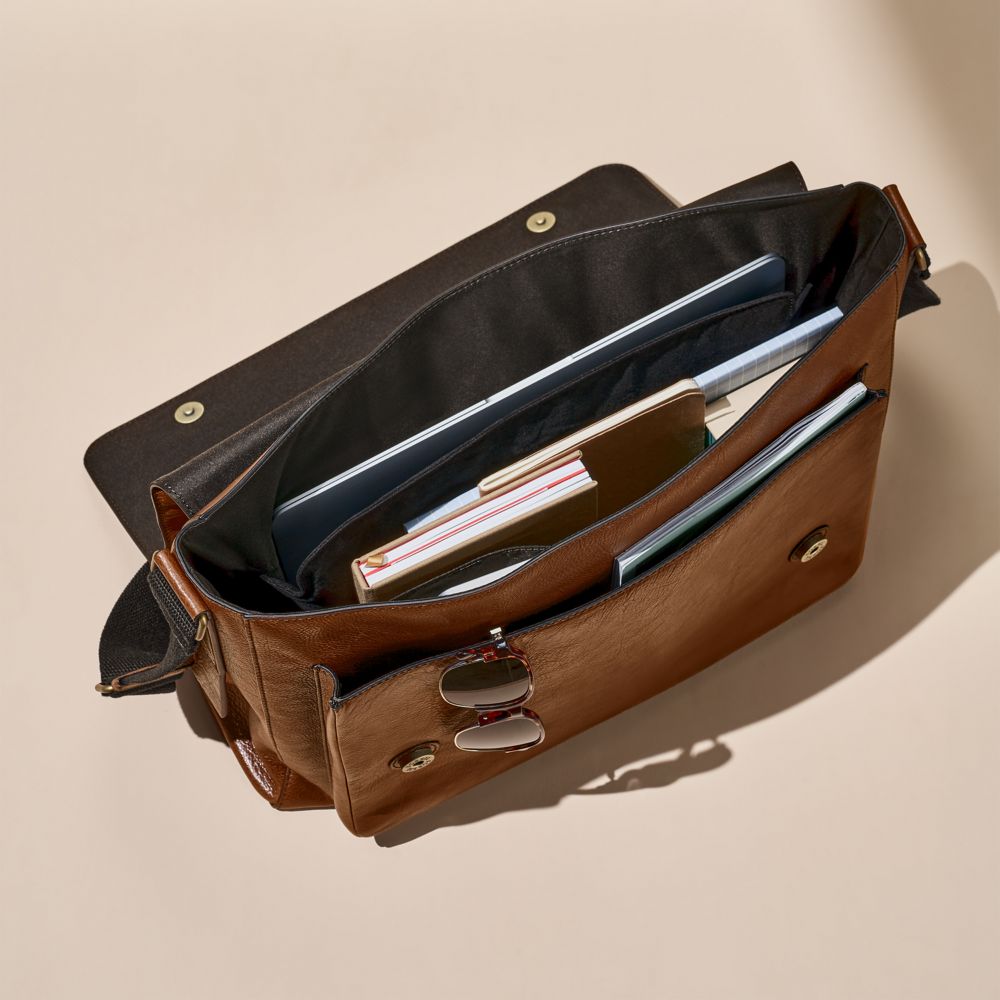 KAYDEN DARK BROWN LEATHER BAG (2)