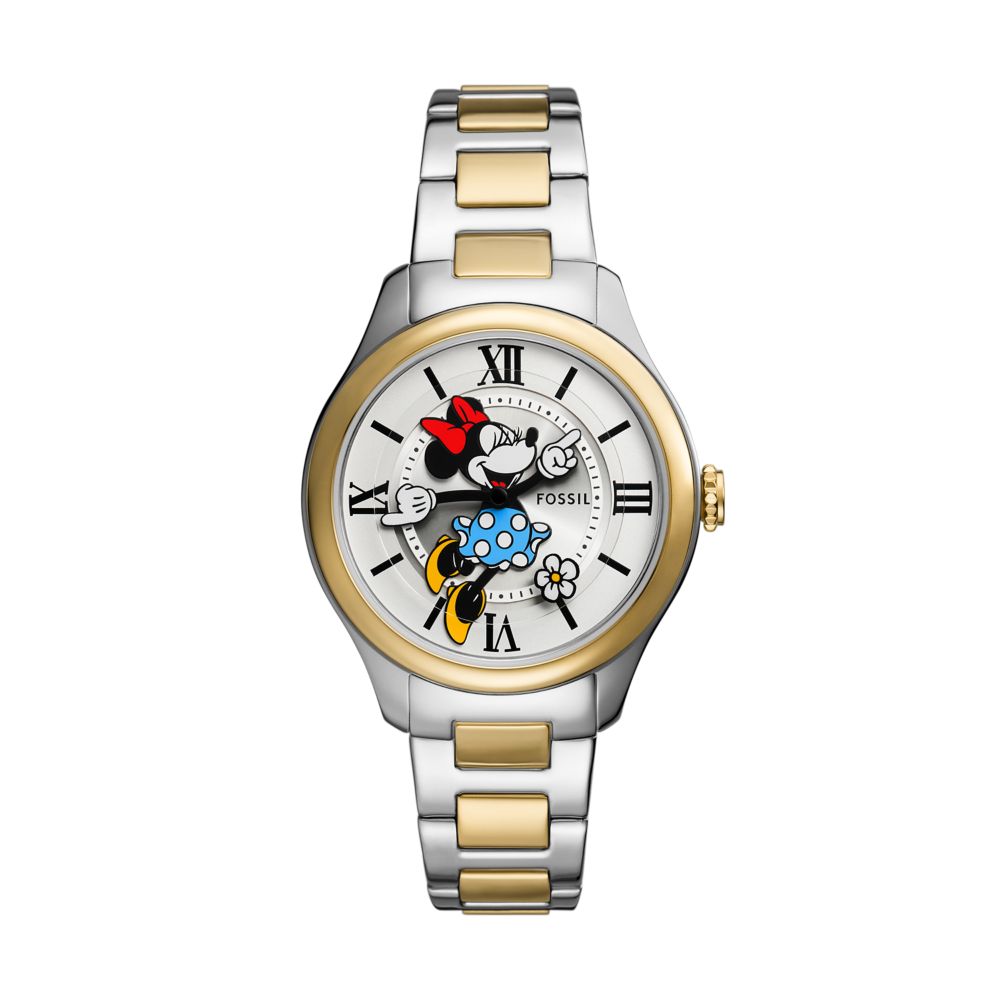 Fossil Disney Minnie Mouse x Fossil 38mm Special-Edition Classic Watch - SE1122