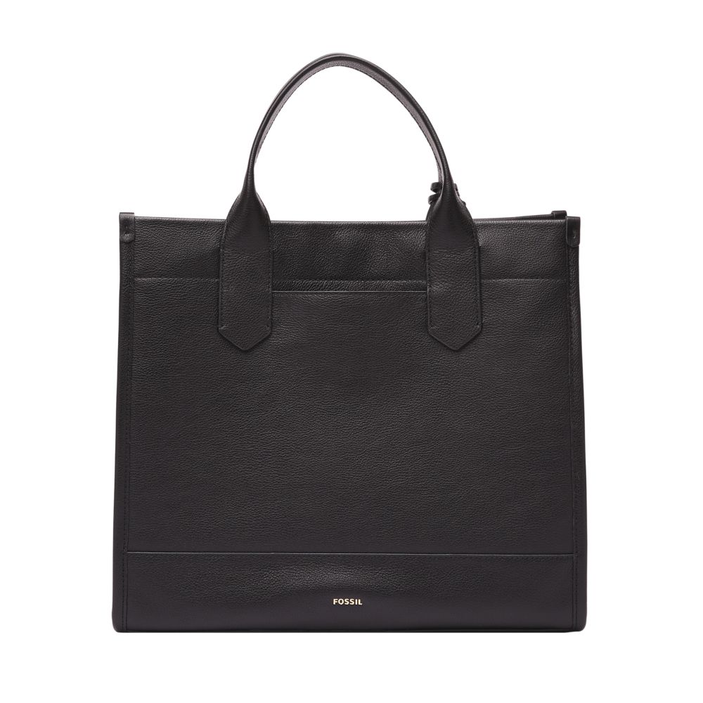 KYLER BLACK LEATHER HANDBAG (1)
