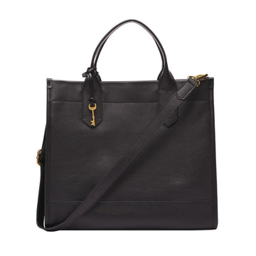 KYLER BLACK LEATHER HANDBAG