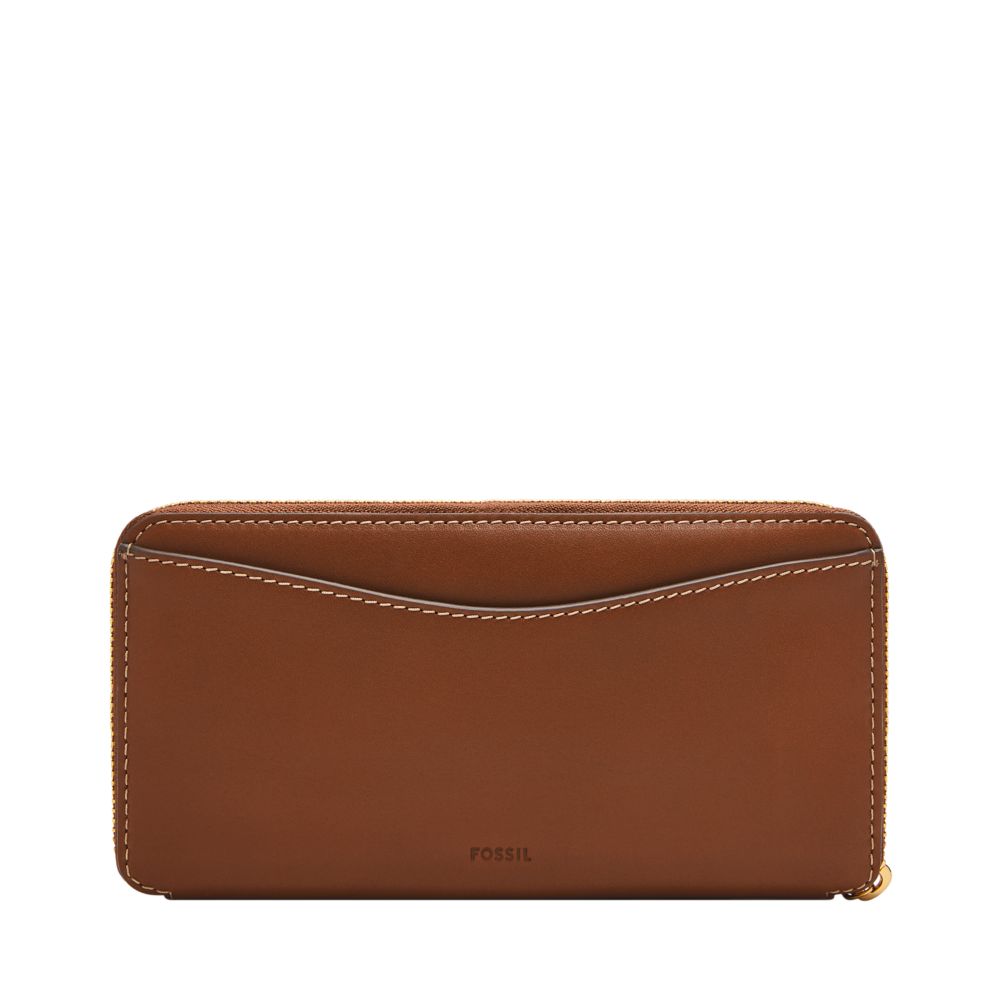Fossil Women's Lennox Smooth Cowhide Leather Zip Continental Wallet -  SL10037200 (2)