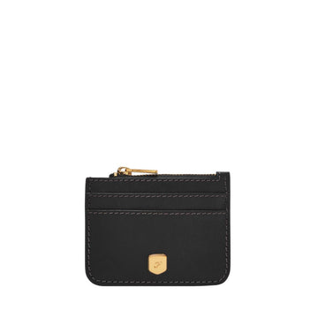 Fossil Women's Lennox Smooth Leather Zip Card Case - SL10078001
