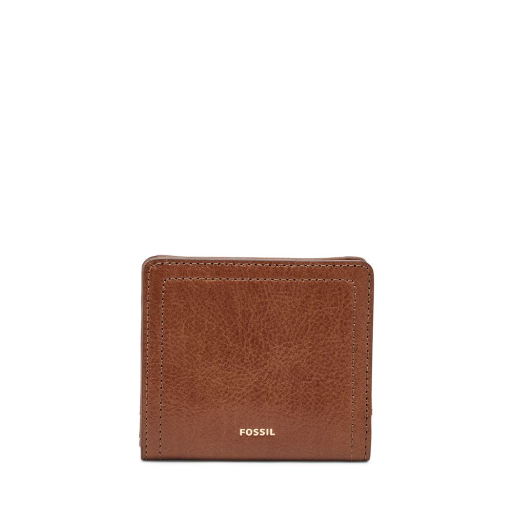 Fossil Women's Logan Leather Small RFID Bifold Wallet  -  SL7829200