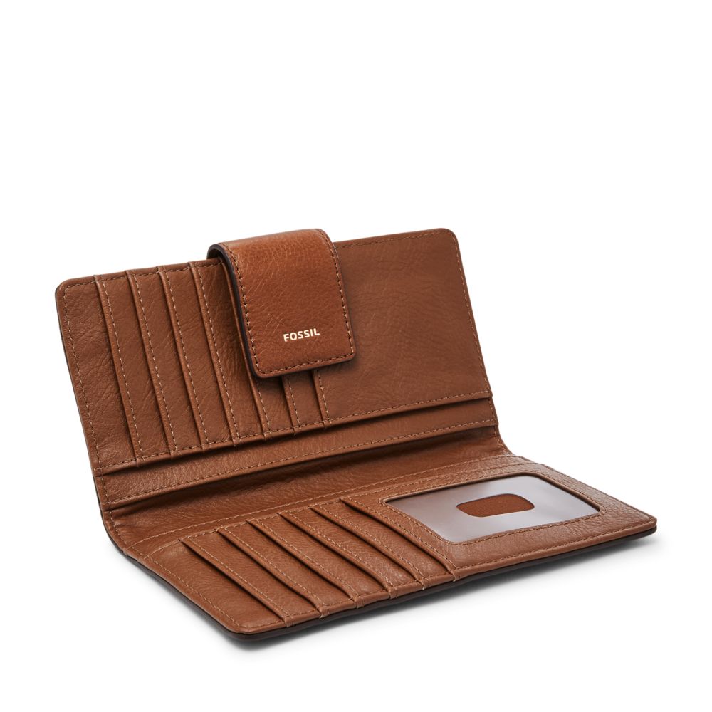 Fossil Women's Logan RFID Polyurethane Tab Clutch -  SL7830200