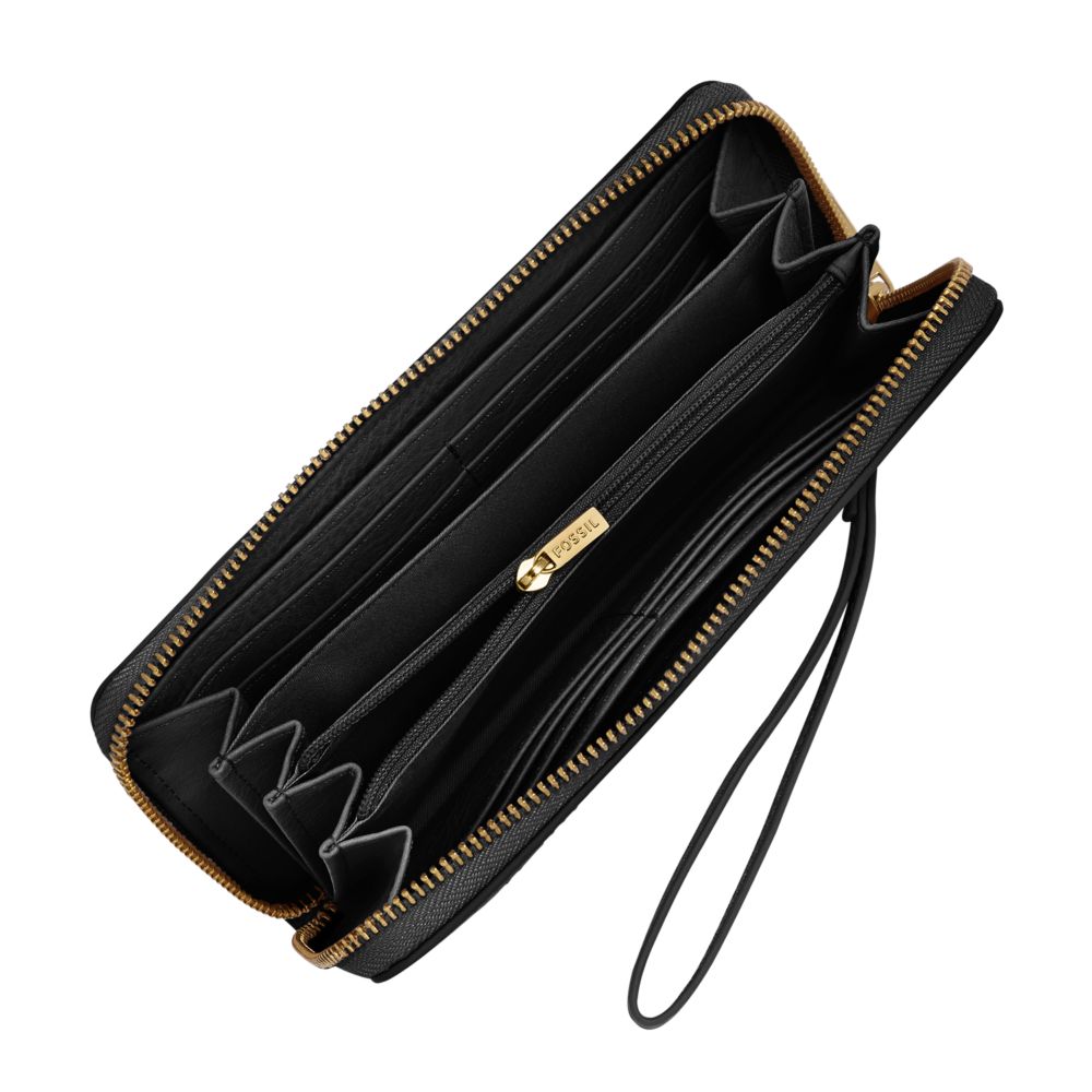 Fossil Women's Logan Polyurethane Zip Around Clutch -  SL7831001 (1)
