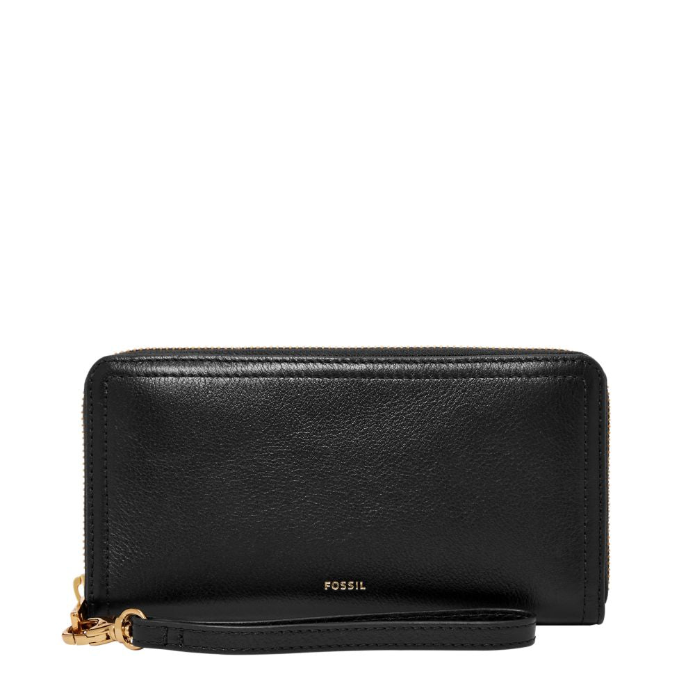 Fossil Women's Logan Polyurethane Zip Around Clutch -  SL7831001