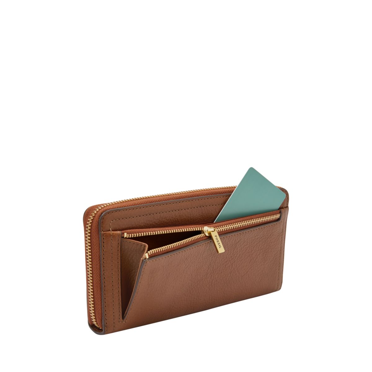 Fossil Women's Logan Polyurethane Zip Around Clutch -  SL7831200 (3)