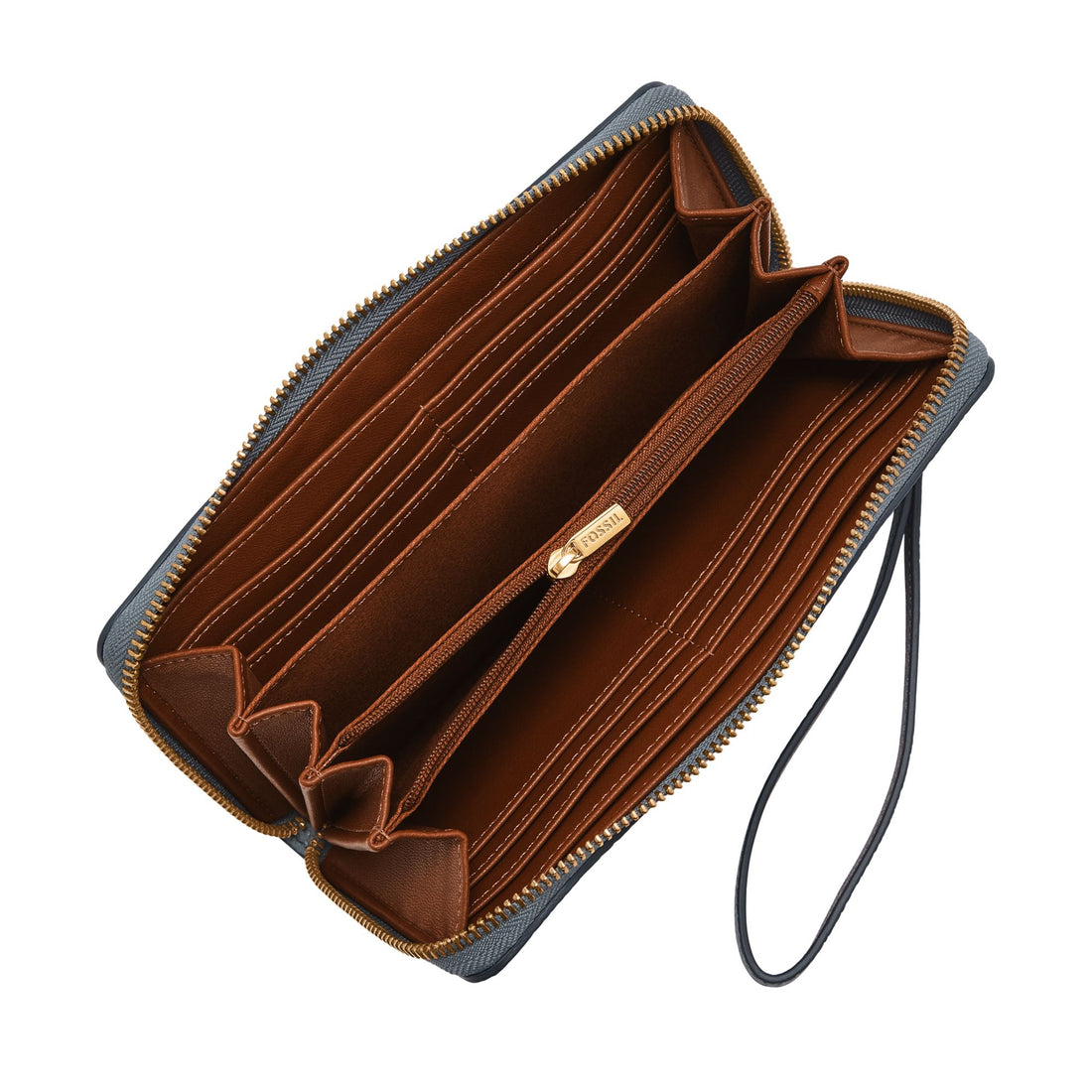 Fossil Women's Logan RFID Zip Around Clutch  -  SL7831450