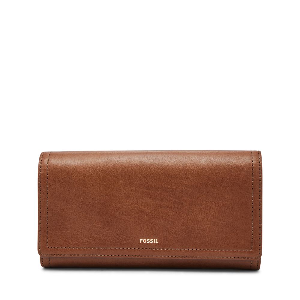 Fossil Women's Logan Polyurethane Flap Clutch -  SL7833200