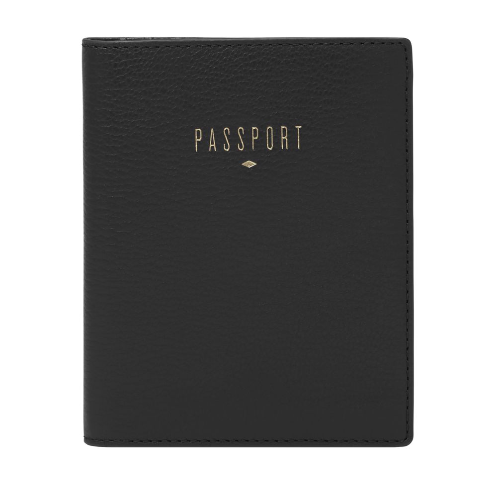 Fossil Women's Travel RFID Eco Leather Passport Case -  SLG1499001